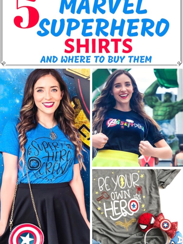 5 Marvel Superhero T-Shirts Perfect for Disney and Universal Studios